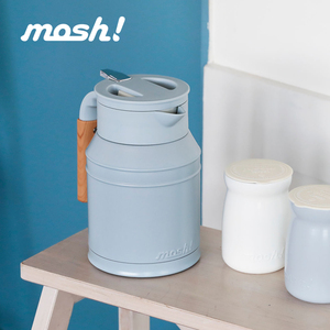 日本mosh保温壶304不锈钢家用热水瓶大容量桌面日式复古暖水茶壶