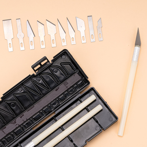 diy翻糖干佩斯雕刻刀器具13件套 塑形刀美工刀细节刀烘焙工具套装