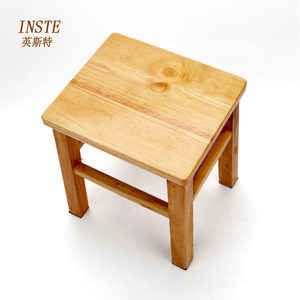 茶几凳子家用实木小矮凳方凳沙发凳儿童原木简约换鞋凳小木凳板凳