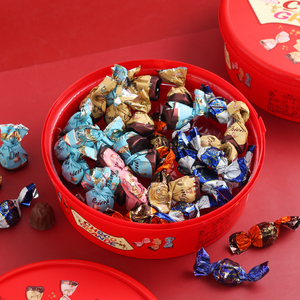 土耳其进口零食tayas多口味代可可脂巧克力制品糖果礼盒装400g