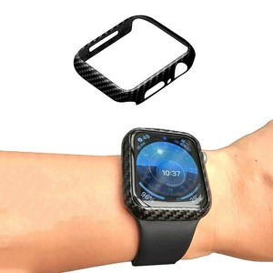 适用苹果手表Applewatch碳纤维手表保护壳iWatch 7 6 5 4 3代表框
