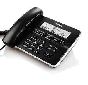 飞利浦CORD218电话机 来电显示办公家用座机固定电话