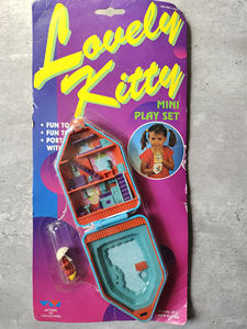 美国古董老玩具 Polly Pocket 波利口袋 八宝盒 房子过家家90年代