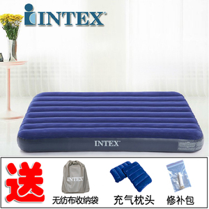正品INTEX充气床加大双人充气床垫加厚单人气垫床午休户外帐篷床