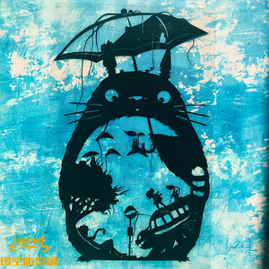 TLP镂空车贴 宫崎骏龙猫多多洛Totoro草壁五月梅日漫动画电影贴纸