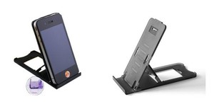 7寸平板电脑 iphone4 5S 6小米手机便携式折叠调节塑料支架 特价