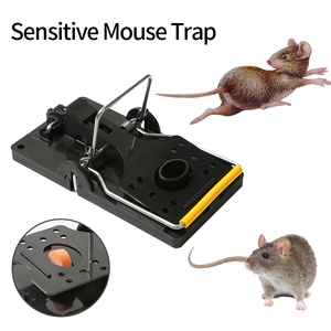 老鼠夹捕鼠器塑料家用捕鼠夹灵敏灭鼠工具抓老鼠夹子粘鼠板PA0004