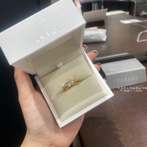 日本代购TASAKI 塔思琦 k11系列18k黄金珍珠戒指