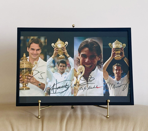 费德勒 Federer 纳达尔 安迪.穆雷 德约科维奇 签名 照片