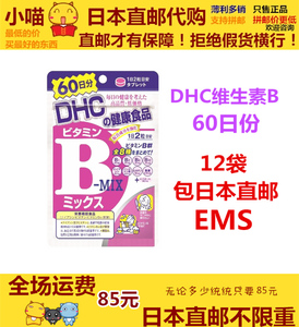 【日本直邮】代购DHC维生素B族片 60日控油痘痘肌熬夜党 维他命VB