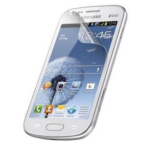 三星sch-i699GT-S7562i1l手机屏幕高清贴膜S7568保护贴膜磨砂钻石