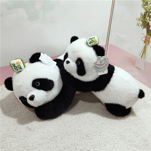鼻涕熊麻将熊猫系列抖音网红公仔包包创意玩偶花束办公午休腰枕