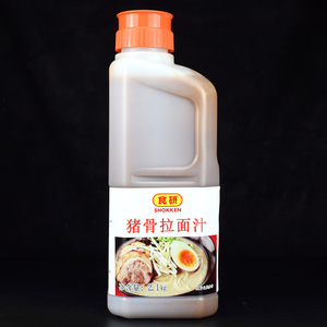 日本食研 骨汤拉面汁 猪骨拉面汁 豚骨拉面汁1.9L面汤 超值业务装