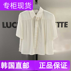 【艾美】韩国代购 LUCKY CHOUETTE 专柜24春  衬衫 LFSA-M24850