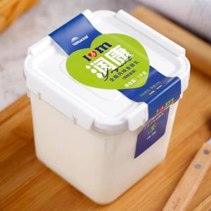 新疆天润酸奶润康大桶1kg盒装原味方桶酸奶老酸奶低温奶水果捞