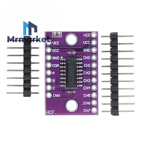 MCU-4051 CD4051 单8通道 数字 控制 模拟 电子开关 多路复用器