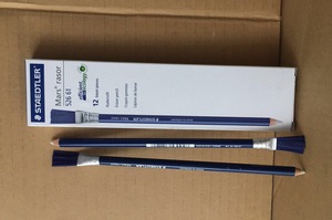 STAEDTLER 施德楼52661 打字擦笔 胶擦笔 扫把笔 砂胶笔 去锈笔