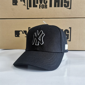 MLB专柜正品NY棒球帽男鸭舌帽嘻哈帽女遮阳帽子17NY1UCD00100