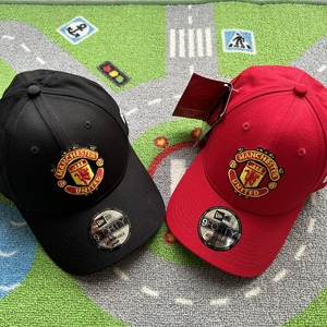 现货曼联官方正版 队徽款可调节运动帽子鸭舌棒球帽球迷礼物