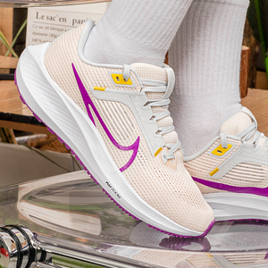 AIR ZOOM网面鞋Nike耐克粉色运动鞋女鞋2024春季新款跑步鞋DV3854