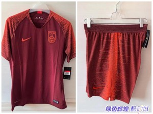 AA0089正品耐克NIKE中国国家队足球训练套装国足VK球员版短袖球衣