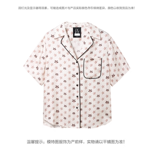 太系列剪标l刘雯同款2023夏季睡衣风真丝衬衣