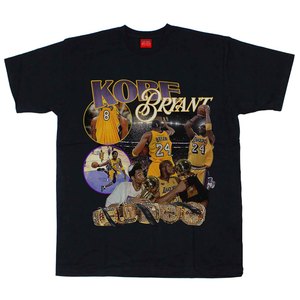 Kobe Bryant Vintage Tee 黑曼巴 科比 致敬人像T恤