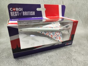 CORGI狗仔 协和客机金属模型英国纪念版成品摆件收藏纪念正版飞机