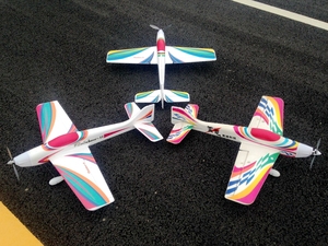 雷电 EPO 电动遥控 f3A 特技3D飞机 3D入门练习机 航模 固定翼