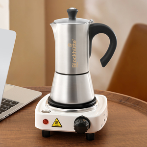 不锈钢摩卡壶煮咖啡壶意式浓缩萃取壶咖啡机家用小型咖啡器具套装
