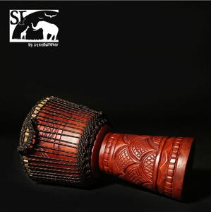 非洲之星印尼进口12寸老羊皮非洲鼓专业演奏成人大师级手鼓