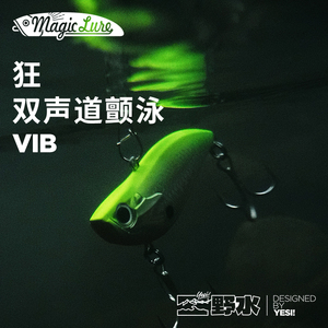 狂双声道VIB超远投高频振动塑胶响珠翘嘴海鲈野水路亚饵MAGICLURE