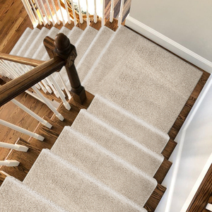 楼梯踏步垫免胶自粘室内实木防滑垫北欧旋转复式地毯定制满铺轻奢