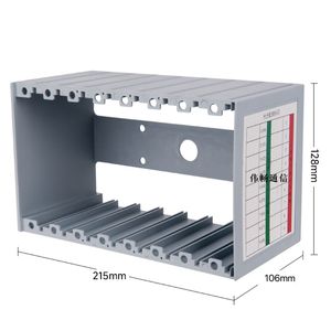 厂家直销 立式八槽位光分路器插片框 分光器安装盒 插片盒特价