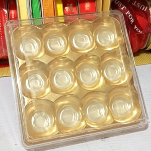 巧克力礼盒8粒12粒18粒24粒费列罗瑞士莲芝麻丸分装盒底*盖透明盒