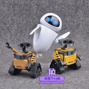 机器人总动员WALL-E瓦力伊娃可动玩偶玩具公仔手办模型礼物摆件