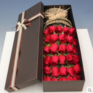 海南陵水县红玫瑰花束生日礼盒鲜花速递同城临高定安英州花店配送