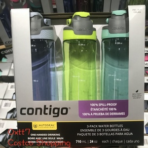 现货上海costco代购Contigo康迪克成人水杯运动水壶防漏便携710ml