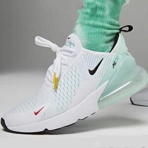 耐克女鞋Nike Air Max 270轻便大气垫增高运动跑步鞋薄荷绿DQ7652