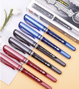 晨光AGP13604中性笔1.0mm红/蓝/黑色硬笔练字笔7002笔芯适用笔