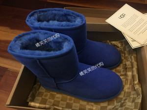 现货正品 美国UGG Classic经典直筒短靴女靴平底羊皮毛一体