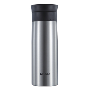 名到MIODO 不锈钢真空保温杯办公泡茶杯男女适用MD-XSM350 350ml