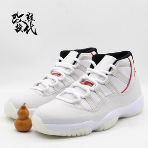 改鞋换代 Air Jordan 11 铂金 AJ11 白红 兔八哥 乔11 378037-016