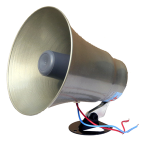 牛氏真美YH5-1A高音喇叭宣传扬声器5W8欧号筒铝壳宣传高保真喇叭