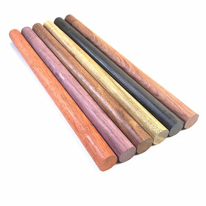 黑檀紫檀红酸枝绿檀圆棒佛珠子料棍子料红木木棒（长30直径2厘米