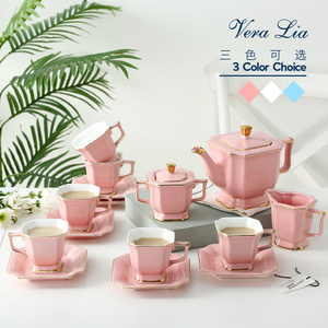 陶瓷欧式咖啡杯客厅家用优雅创意礼物简约高档英式下午茶茶具套装