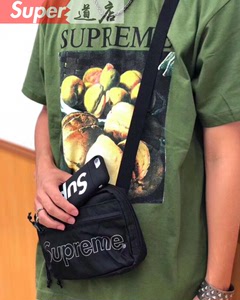 SUPREME 18FW STILL LIFE TEE 国现 水果桃子核桃 大LOGO T恤短袖