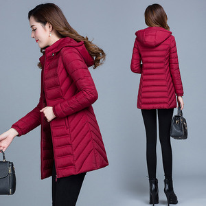 中长款棉衣女冬季2023新款韩版修身时髦轻薄保暖羽绒棉服棉袄外套
