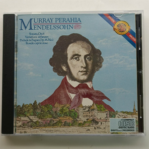 门德尔松-钢琴奏鸣曲等 PERAHIA 佩拉希亚 古典 美凸字CD