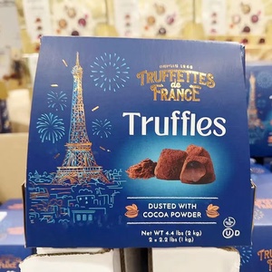 现货美国Truffles 松露大自然原味巧克力可可进口零食礼盒1Kg